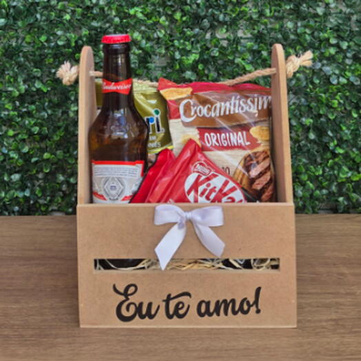 Cesta de presente com cerveja, Dia dos namorados- Caixote Beer